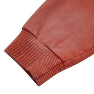 Sweat à capuche personnalisé 100 % coton French Terry pour homme, épais, délavé à l'acide, imprimé effet vieilli, délavé soleil, pour l'hiver - Product Image 5