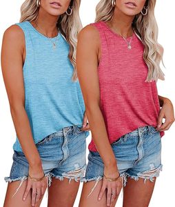 Nouvelle Collection – Débardeurs Femme Tendance Été 2025 – Tenues Décontractées pour Vacances à la Plage – Chemises Sans Manches Col Rond Coupe Ample - Product Image 5