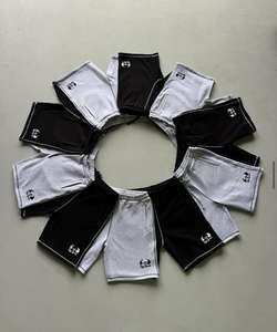 Pantalones cortos de algodón de peso pesado para hombre, ropa de calle con estampado gráfico Vintage de gran tamaño, tejido de talla grande Formal de talla grande Vintage de gran tamaño - Product Image 6