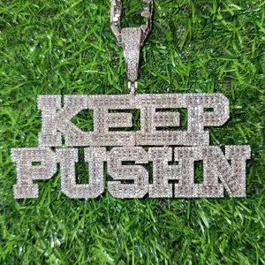 Colgante único de Hip Hop con diamantes para fiesta con diseño elegante para regalo de aniversario - Product Image 1