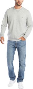 Sweat-shirt surdimensionné à épaules tombantes pour hommes personnalisé pull-over en coton épais à col ras du cou haut ample Streetwear - Product Image 2