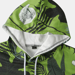 Nueva llegada hombres ligeros sublimación sudaderas con capucha de gran tamaño pulóver hombres sublimación sudaderas con capucha para la venta - Product Image 3
