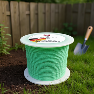 Fil de maçon Overmann de 100 m de long, diamètre 1,7 mm, 30 kg, en polyéthylène vert, outils de jardinage, lot de 6 - Product Image 3