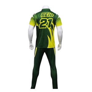 Conjunto de Camiseta y Pantalones Cortos de Cricket para Adultos, Talla Grande, Uniforme Deportivo Cómodo, 100% Poliéster, Personalizable - Product Image 3
