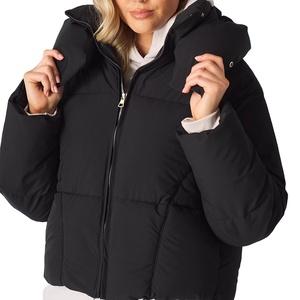 Chaqueta de Invierno Acolchada con Cierre de Cremallera y Estampado Personalizado de Alta Calidad para Mujer, Nueva Chaqueta de Moda Transpirable de Manga Larga para Mujer - Product Image 1