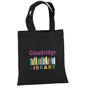 Sac fourre-tout économique en coton, 9 1/2 x 9 pouces, fermeture éclair couleur unie, motif uni, portable pour l'hiver - Product Image 1