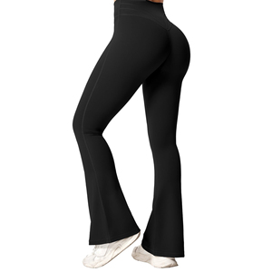 Wholesale Cotton Women <b>Pants</b> High Waisted Long Straight Flare <b>Pants</b> for Women Sweat <b>Pant</b> Women - Product Image 5