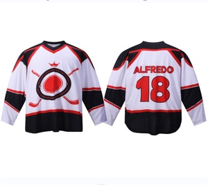 Uniforme de hockey sur glace Logo personnalisé Maillot de hockey réversible Vêtements pour équipes Maillot de hockey sur glace réversible pour hommes - Product Image 1