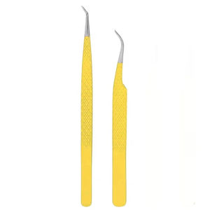 Pince à épiler professionnelle de volume russe avec logo personnalisé pince à épiler d'extension de cils de marque privée - Product Image 5