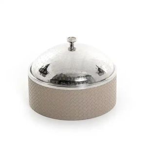 Cazuela de Diseño Europeo de alta calidad, mesa más vendida, calentador de alimentos decorativo de lujo, última colección de olla caliente de Metal - Product Image 6