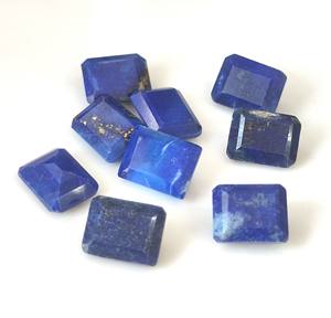 Vente en gros de Lapis Lazuli naturel facetté, bleu, 3x5mm-20x30mm, taille octogonale, avec jeu de couleurs et éclat, pour la fabrication de bijoux - Product Image 4