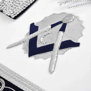 Vente en gros 2025 Top vente tabliers maçonniques Regalia couleur personnalisée tabliers maçonniques - Product Image 3