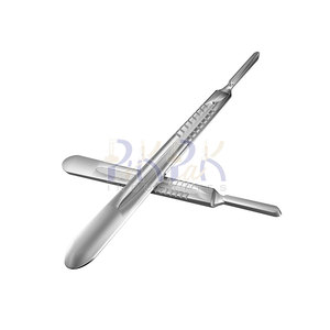 Manche de scalpel chirurgical en acier inoxydable de haute qualité, certifié CE, garantie 1 an, instrument manuel de classe I, le plus vendu - Product Image 3