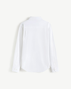 Chemise à manches longues anti-rides pour homme, ajustée, 100% coton, respirante, durable, style décontracté moderne, automne par Routine - Product Image 2