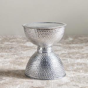 Table d'appoint moderne en verre de forme carrée avec base en métal, parfaite pour le salon, le café, le bureau et les espaces élégants de l'Inde - Product Image 6