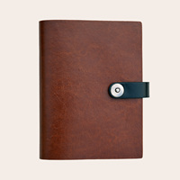 Carnet flexible A5 sans date en gros, conception personnalisée, bloc-notes d'employé multicolore avec couverture en PVC, reliure en spirale de 192 pages