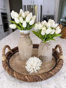 Macetas y jardineras inteligentes de bajo precio, maceta de ratán para decoración de jardín con soporte de hierro, soporte negro de Pie Grande - Product Image 3