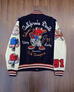 Veste universitaire grecque personnalisée, veste de baseball brodée, style universitaire, veste bomber en laine et cuir - Product Image 3