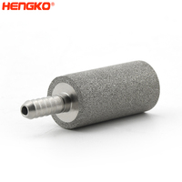 Diffuseur d'air Hengko en pierre poreuse frittée en acier inoxydable 316, pulvérisateur de gaz pour boissons et bière, pierre carbonisée