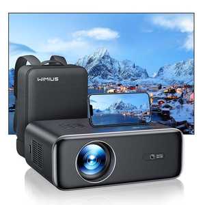 Proyector Inteligente 4K Nuevo, Enfoque Automático y Keystone, Proyector Portátil con Bluetooth, Proyector de Cine en Casa de 60Hz - Product Image 1