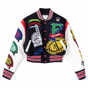 Vestes de baseball Letterman College pour femmes de haute qualité personnalisées ODM OEM avec impression de logo personnalisé Vêtements de mode de style universitaire - Product Image 1