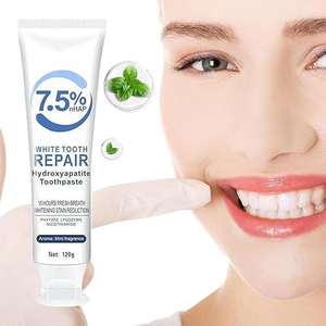 Pasta Dental Reparadora de Dientes con 7.5% de nHAP, Hidroxiapatita, Blanqueadora, Protección para Dientes Sensibles, Aliento Fresco, 120g - Product Image 1