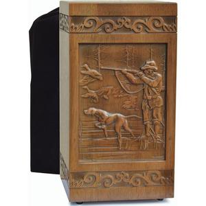 Urnas conmemorativas de madera hechas a mano para cenizas humanas adultas, urnas de diseño de pez de cremación grabadas, caja de urna funeraria decorativa para entierro - Product Image 4