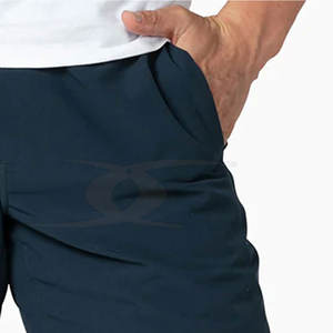 Pantalones cortos de gimnasio OEM High Street para hombre Nuevo diseño Patrón sólido Poliéster Mejor precio en stock - Product Image 5