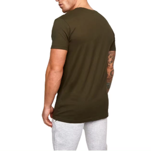 T-shirt de coupe régulière uni de haute qualité 100% coton T-shirts pour hommes à impression bouffante personnalisés pour hommes. - Product Image 2