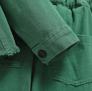 Nueva moda chaqueta de manga larga y pantalones traje de mezclilla de dos piezas - Product Image 5