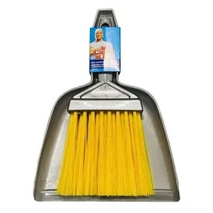 Mr. Clean Compact Dustpan and <b>Brush</b> Set – Efficient, Durable <b>Cleaning</b> Tool for Quick Cleanups – Ideal for Home & Office, <b>Small</b> - Product Image 1