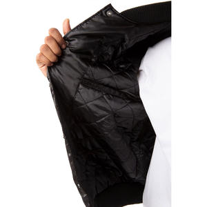 แจ็คเก็ตทีมฤดูหนาวหลากสี คอตั้ง สไตล์วินเทจ ผ้าซาติน ทรงบอมเบอร์ สำหรับใส่ไปเรียนมหาวิทยาลัย - Product Image 5