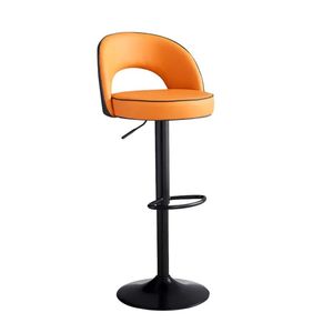 Silla <span class=keywords><strong>de</strong></span> Bar giratoria <span class=keywords><strong>de</strong></span> diseño moderno, Taburetes <span class=keywords><strong>de</strong></span> Bar <span class=keywords><strong>de</strong></span> cuero genuino y sillas altas <span class=keywords><strong>para</strong></span> cocina, <span class=keywords><strong>para</strong></span> uso en el hogar, Bar y Hotel - Product Image 6