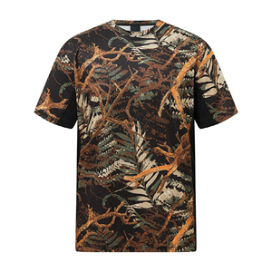 Camiseta de Hombre con Estampado de Palmeras, Selva y Camuflaje Real Tree, Talla Grande, Cuello Redondo, Ecológica, Transpirable, de Secado Rápido y Ajuste Holgado - Product Image 1