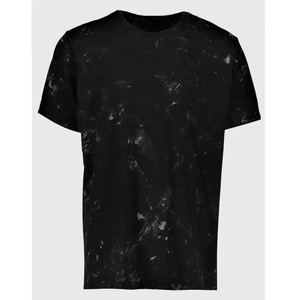 เสื้อยืดผ้าฝ้ายฟอกไซส์ใหญ่พิเศษสำหรับผู้ชายเสื้อซักแบบเปิดไหล่ตกจากโรงงานผ้าฝ้าย100% ออกแบบได้ตามต้องการ - Product Image 2