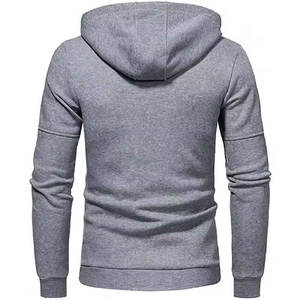 Ropa de Invierno para Hombre 2024, de Alta Calidad, Forro Polar Grueso, Cierre de Cremallera, Corte Regular, Logotipo Personalizado, Estilo Hip Hop, Color Sólido - Product Image 4