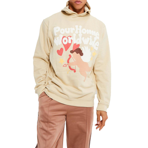 Pulls en coton streetwear, basiques, sweats à capuche pour hommes en coton mélangé, design personnalisé de rue, couleur unie de luxe, sweat à capuche imprimé en relief - Product Image 1