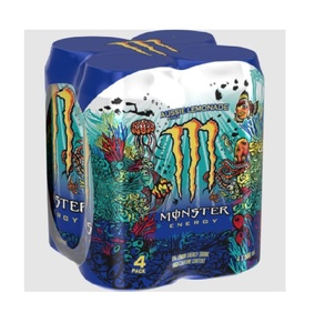 Bebida Energética Clásica Monster Energy Drink Sabor Limonada Australiana, Paquete de 12x500ml, Bebida Energética con Sabor Cítrico Dulce en Venta - Product Image 4