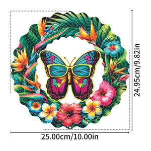 10 Inch Kolibrie Roestvrijstalen Windgong 360 Roterend Tuindecor Metalen Vogelvormige Windspinner Voor Achtertuin Home Decor - Product Image 6