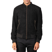 Blouson Bomber Homme Personnalisable Col Montant Style Urbain pour Hiver Décontracté Extérieur avec Logo Avant Haute Qualité