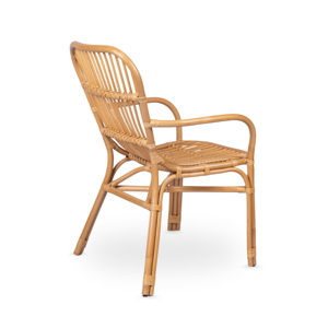 Best Choice Modern Portable Leisure Handmade Seraya Arm <b>Chair</b> Luxurious <b>Rattan</b> Seat Home Use Living Room Villa <b>Dining</b> Furniture - Product Image 2