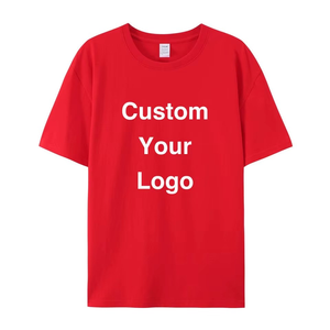 T-shirt en coton uni personnalisé pour homme, tee-shirt basique confortable, coupe décontractée, OEM ODM - Product Image 1