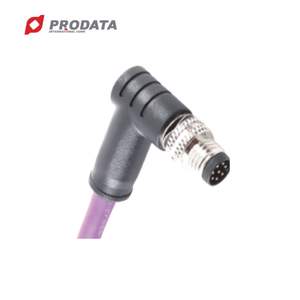 PRODATA IP67 Cable de conector premoldeado macho M8 de 6 8 pines en ángulo recto para aplicaciones automotrices - Product Image 5
