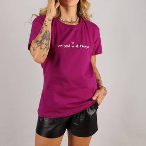 T-shirt éponge unisexe 100% de qualité supérieure col rond impression personnalisée motif solide coupe régulière - Product Image 4