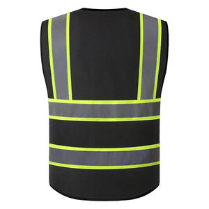 Gilet de sécurité réfléchissant pour l'extérieur, multi-poches, haute visibilité, pour l'hiver Gilet de sécurité personnalisé et résistant pour unisexe - Product Image 2