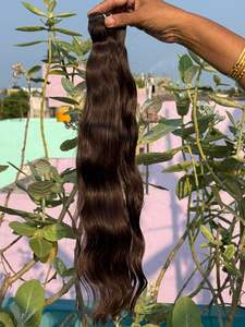 100% Indian Cutticle Aligned 12A Raw Virgin Body Wave Bundles Proveedor de cabello Extensión de cabello humano Paquetes de cabello húmedo y ondulado - Product Image 5