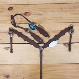 Western Leather Tooled Horse Saddle Tack <b>Set</b> Bridle & Breast Collar for Horse Rider Choice Western Equestrian <b>Set</b> - Product Image 1