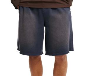 Pantalones Cortos Largos para Hombre con Lavado Ácido y Logotipo Bordado Personalizado, Cómodos, de Felpa Francesa 100% Algodón, de Gran Gramaje - Product Image 5