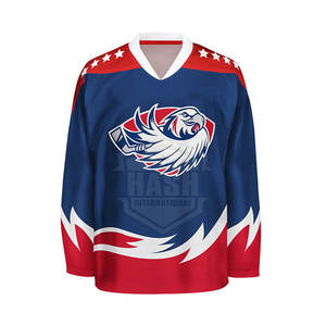 Logo personnalisé Nouveau maillot de sublimation de mode pour les sports d'équipe Vêtements de hockey sur glace à la mode - Product Image 6