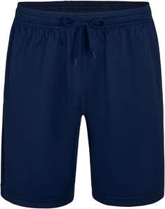 กางเกงขาสั้นออกกำลังกายสำหรับผู้ชายกางเกงเอวยางยืดมีกระเป๋าแขนครึ่งข้างแห้งเร็วระบายอากาศได้ดี - Product Image 5